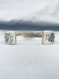 Stunning Vintage Native American Hopi Sterling Silver Bracelet-Nativo Arts