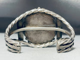 Best Vintage Native American Navajo Coiled Cuff Vintage Petrified Wood Sterling Silve Rbracelet-Nativo Arts