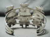 One Of The Best Ever Vintage Native American Navajo Turquoise Kachina Sterling Silver Bracelet-Nativo Arts