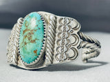 Exquisite Vintage Native American Navajo Royston Turquoise Sterling Silver Bracelet-Nativo Arts