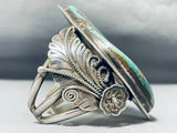 One Of The Best Ever Vintage Native American Navajo Royston Turquoise Sterling Silver Bracelet-Nativo Arts