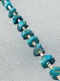 Native American Impressive Vintage Santo Domingo Kingman Turquoise Necklace-Nativo Arts