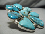 Biggest Navajo Turquoise Sterling Silver Native American Ring- Wow!-Nativo Arts