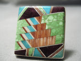 Best Vintage Native American Navajo Tommy Jackson Orvil Jack Turquoise Sterling Silver Ring-Nativo Arts