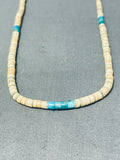 Wonderful Vintage Santo Domingo Shell Sterling Silver Necklace-Nativo Arts