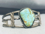 Important Vintage Native American Navajo Royston Turquoise Sterling Silver Bracelet-Nativo Arts