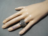 Majestic Navajo Sterling Silver Eagle Ring Native American-Nativo Arts
