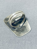 Rare Authentic Vintage Native American Navajo Thomas Singer Sterling Silver Ring-Nativo Arts