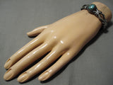 Rare Vintage Native American Navajo Royston Turquoise Sterling Silver Bracelet-Nativo Arts
