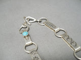 Native American Important Vintage Santo Domingo Anthony Lovato Sterling Silver Necklace-Nativo Arts