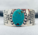 Jake Francosa San Felipe 8 Turquoise Sterling Silver Bracelet-Nativo Arts