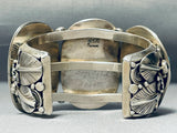 The Best Important Ben Begaye (d) Vintage Native American Navajo Sterling Silver Bisbee Bracelet-Nativo Arts
