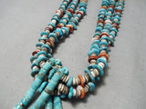 Superior Vintage Navajo Turquoise Heishi Jacla Native American Necklace-Nativo Arts