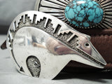 Important Vintage Native American Navajo Tommy Jackson Turquoise Sterling Silver Concho Belt-Nativo Arts