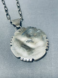 Shooting Native Star Native American Navajo Turquoise Sterling Silver Necklace-Nativo Arts