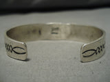 Important Jeanette Dale Native American Navajo Royston Turquoise Sterling Silver Bracelet Cuff-Nativo Arts