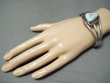 Al Yazzie Vintage Native American Navajo Dry Creek Turquoise Sterling Silver Bracelet-Nativo Arts
