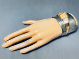 Native American Mind Boggling 3d Inlay Vintage Navajo Sterling Silver Bracelet-Nativo Arts