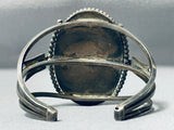 One Of The Best Ever Vintage Native American Navajo Chrysocolla Sterling Silver Bracelet-Nativo Arts
