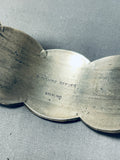 One Of The Coolest Vintage Native American Navajo All Sterling Silver Bracelet-Nativo Arts