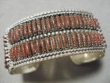 Incredible Vintage Native American Navajo Needle Sterling Silver Bracelet-Nativo Arts