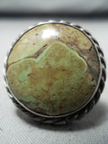 Magnificent Vintage Native American Navajo Royston Turquoise Sterling Silver Ring-Nativo Arts