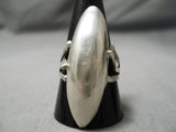 Advanced Technique!! Vintage Hopi Native American Sterling Silver Dome Ring-Nativo Arts