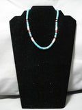 Important Authentic Vintage Native American Navajo Thomas Singer Sterling Silver Necklace-Nativo Arts