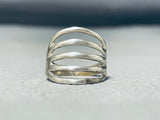 Advanced Workmanship Vintage Native American Navajo Sterling Silver Shank Ring-Nativo Arts