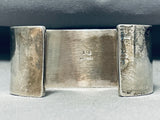 One Of The Finest Vintage Native American Navajo Turquoise Inlay Sterling Silver Bracelet-Nativo Arts