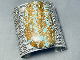 Tallest Crazy #8 Turquoise Native American Sterling Silver Bracelet-Nativo Arts