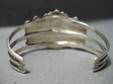 Sungursting Turquoise Vintage Native American Navajo Sterling Silver Bracelet Cuff-Nativo Arts