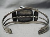 Opulent Vintage Native American Navajo Royston Turquoise Sterling Silver Bracelet Old-Nativo Arts