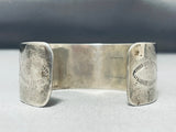 Important Best Vintage Native American Navajo Jade Sterling Silver Inlay Bracelet-Nativo Arts