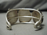 Extremely Rare Earlier Vintage Native American Navajo Royston Turquoise Sterling Silver Bracelet-Nativo Arts