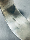 Wes Willie Award Winning Vintage Native American Navajo Inlay Gold Sterling Silver Bracelet-Nativo Arts