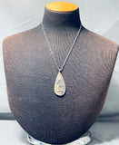 Stunning Vintage Native American Navajo Sterling Silver Deer Necklace-Nativo Arts