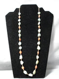 Native American Wonderful Santo Domingo Royston Turquoise & Coral Necklace-Nativo Arts