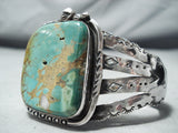 Fabulous Navajo Royston Turquoise Sterling Silver Bracelet Native American-Nativo Arts
