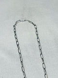Al Toadacheena Vintage Native American Navajo Lapis Sterling Silver Necklace-Nativo Arts