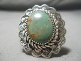 Fabulous San Felipe Royston Turquoise Sterling Silver Ring Native American-Nativo Arts