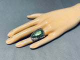 Unforgettable Vintage Native American Navajo Damale Turquoise Sterling Silver Ring-Nativo Arts
