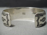 Best Navajo Will Mariano Coral Sterling Silver Native American Bracelet-Nativo Arts