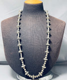 Orville Tsinnie Hogan Bead Vintage Native American Navajo Turquoise Sterling Silver Necklace-Nativo Arts
