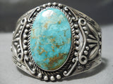 Museum Vintage Native American Navajo Royston Turquoise Sterling Silver Bracelet Old-Nativo Arts