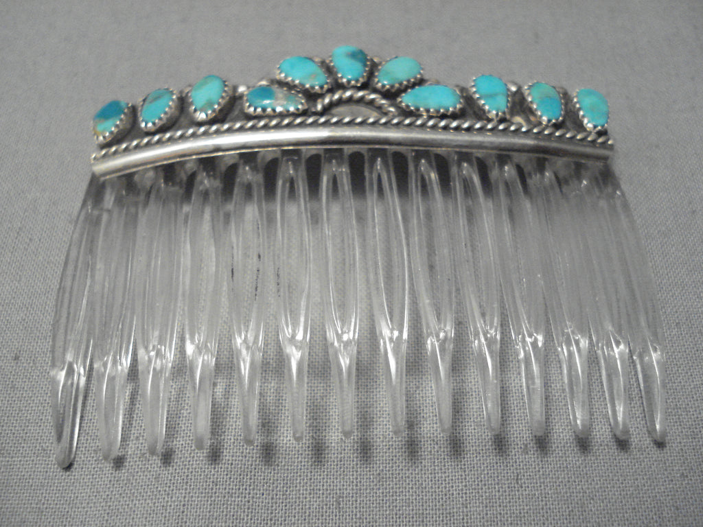 Wonderful Vintage Native American Navajo Turquoise Sterling  display picture 3