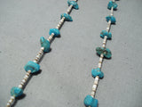 Marvelous Vintage Navajo Turquoise Heishi Necklace Native American-Nativo Arts