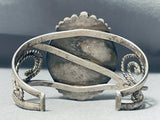 The Most Unique Vintage Native American Navajo Brown Jasper Sterling Silver Bracelet-Nativo Arts