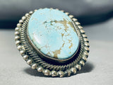 Heaviest Best 31 Grams Native American Navajo #8 Mine Turquoise Sterling Silver Ring-Nativo Arts