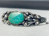 Early Vintage Native American Navajo Nturquoise Sterling Silver Bracelet-Nativo Arts